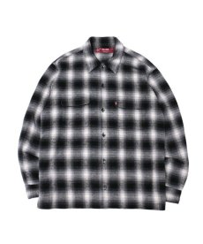 画像1: HIDEANDSEEK / Ombre Check L/S Shirt(22ss) (1)