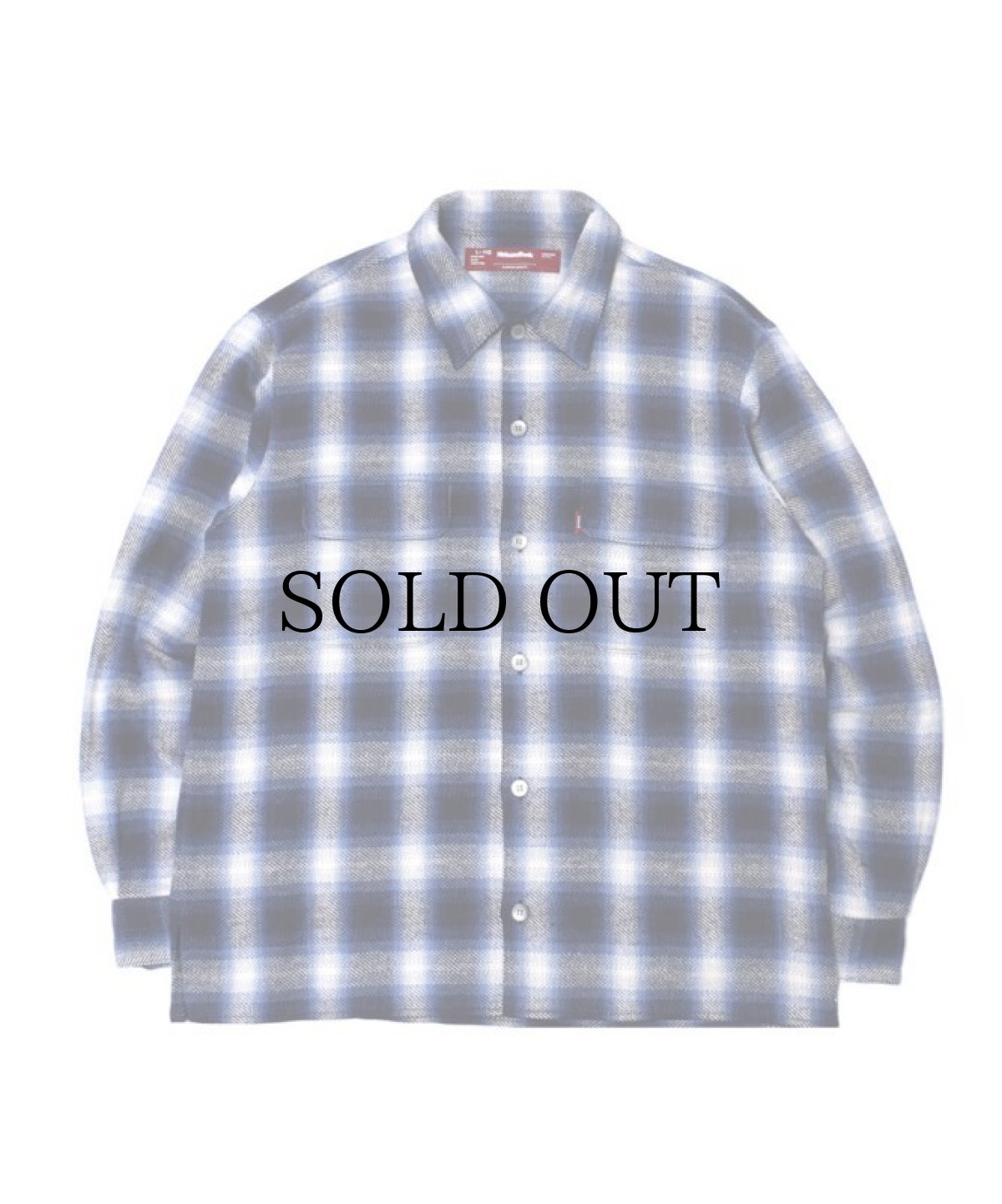 画像2: HIDEANDSEEK / Ombre Check L/S Shirt(22ss) (2)