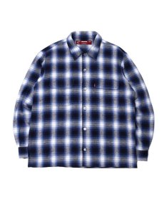 画像2: HIDEANDSEEK / Ombre Check L/S Shirt(22ss) (2)