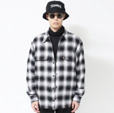 画像3: HIDEANDSEEK / Ombre Check L/S Shirt(22ss) (3)