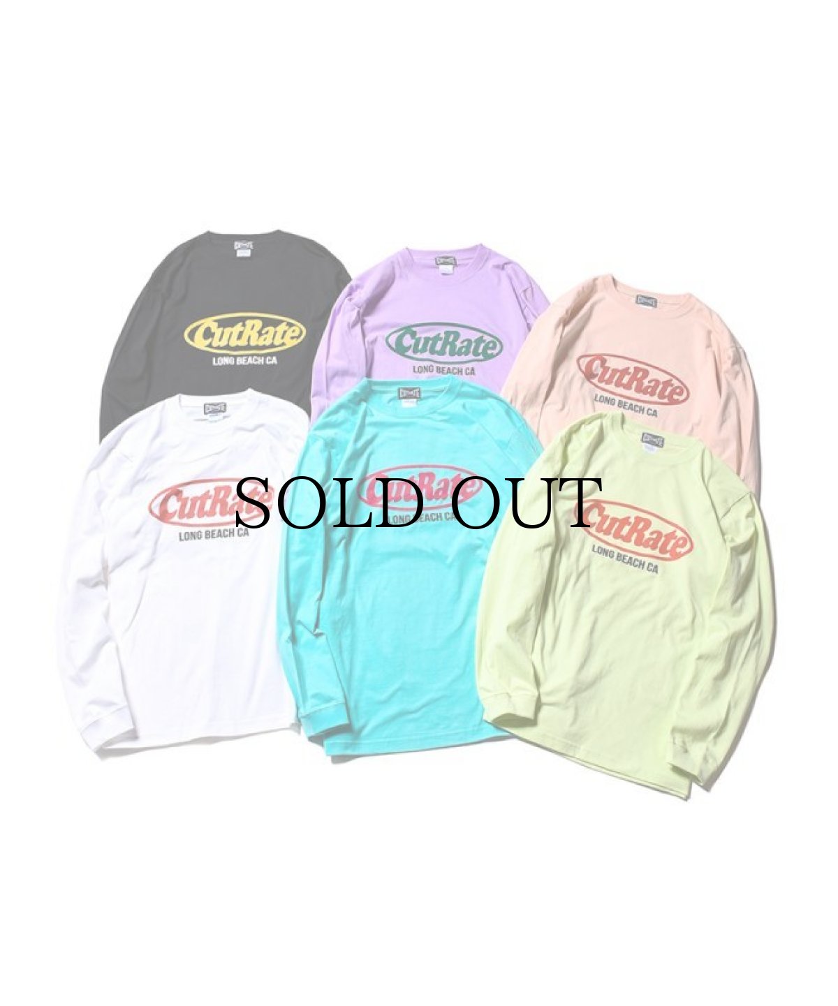 画像1: CUTRATE / CUTRATE LOGO L/S T-SHIRT (1)