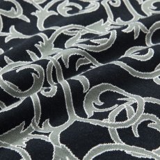 画像3: CALEE(キャリー) / 22 Gauge double jacquard drop shoulder S/S cutsew -BLACK- (3)