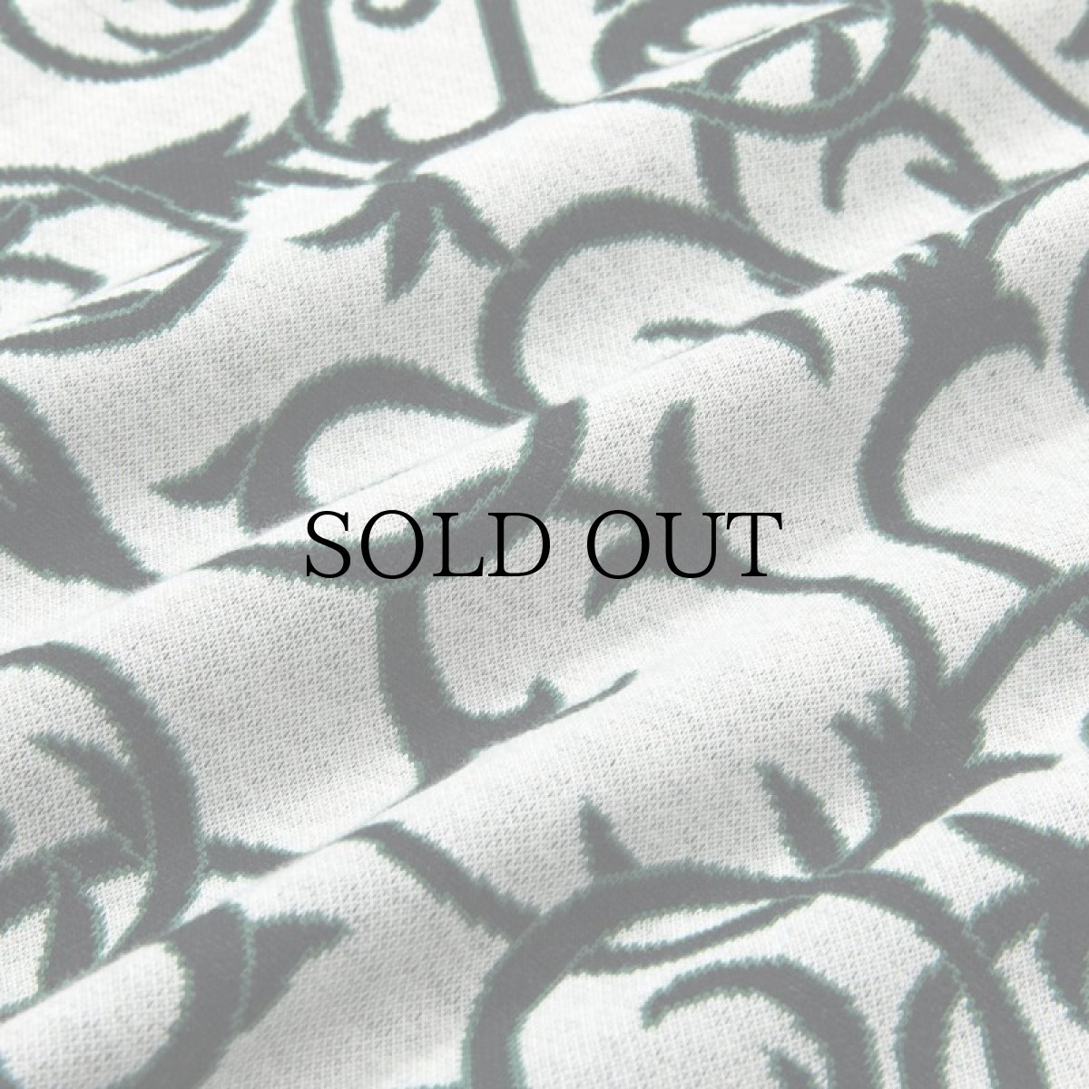 画像4: CALEE(キャリー) / 22 Gauge double jacquard drop shoulder L/S cutsew -WHITE- (4)