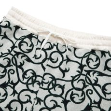 画像3: CALEE(キャリー) / 22 Gauge double jacquard easy shorts -WHITE- (3)