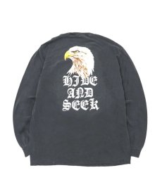 画像1: HIDEANDSEEK / Eagle L/S Tee(22ss) (1)