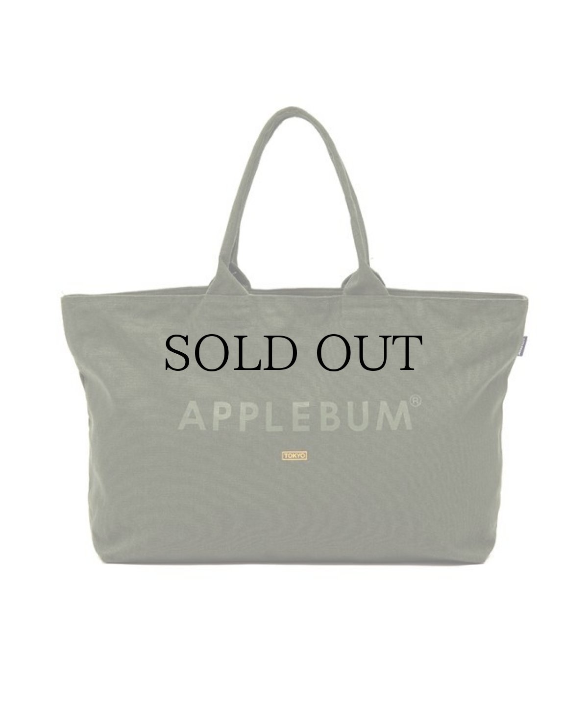 画像1: APPLEBUM(アップルバム) / Logo Canvas Zip Totebag (1)