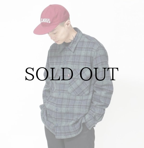 ハイドアンドシーク CPO シャツ HIDEANDSEEK(ハイドアンドシーク) シャツ Check CPO(22ss) HS-010322