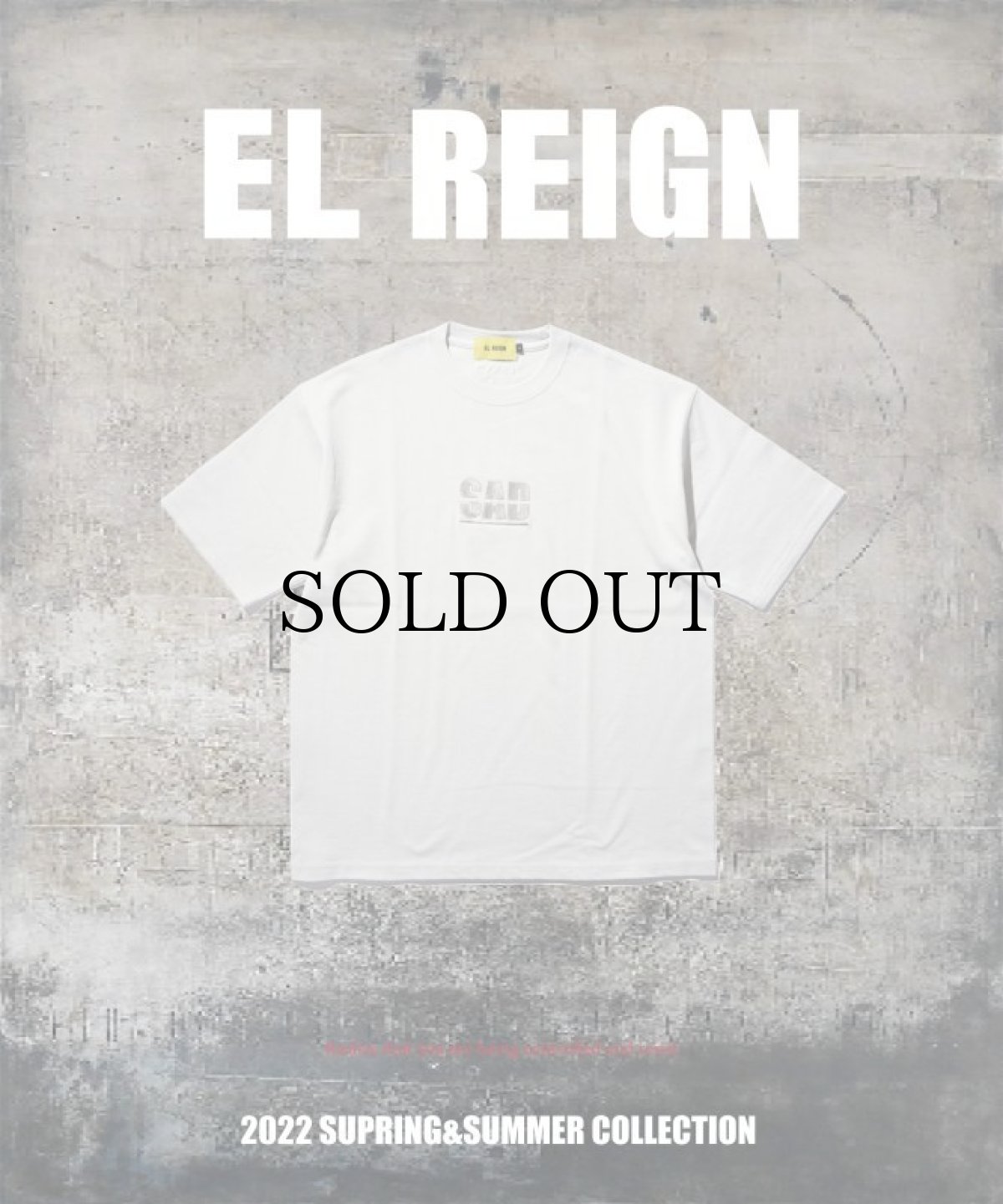 画像1: EL REIGN / COLD SAD TEE (1)