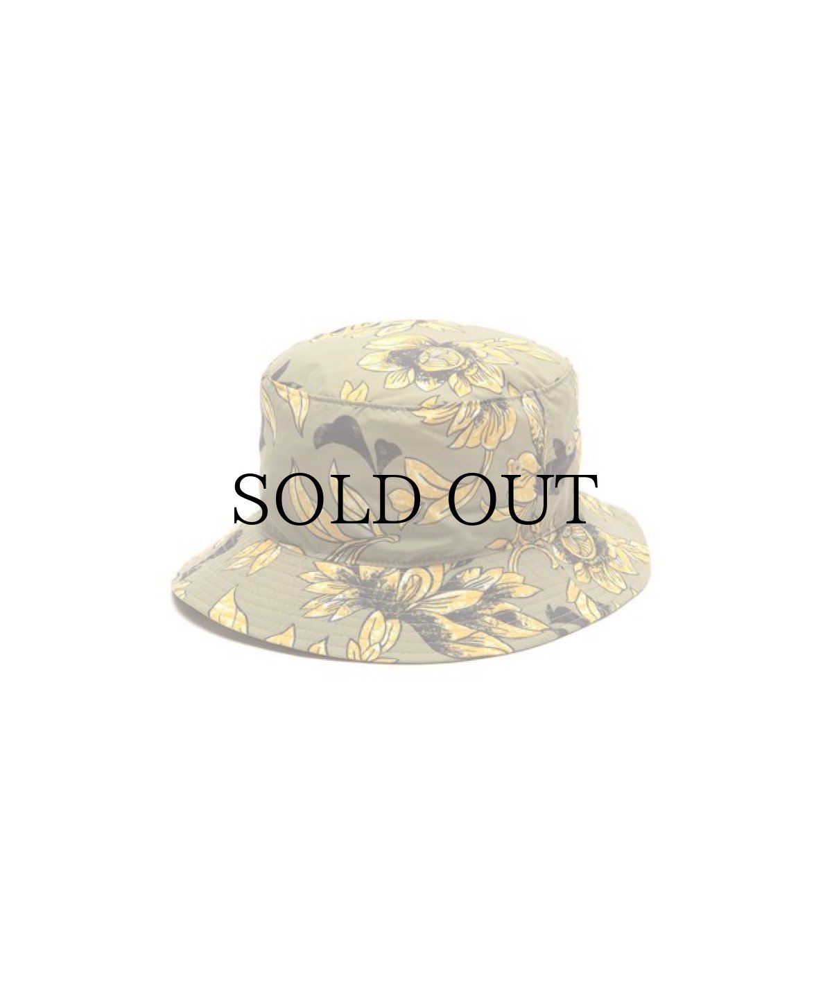 画像1: CALEE(キャリー) / Allover flower pattern bucket hat -Khaki Olive- (1)