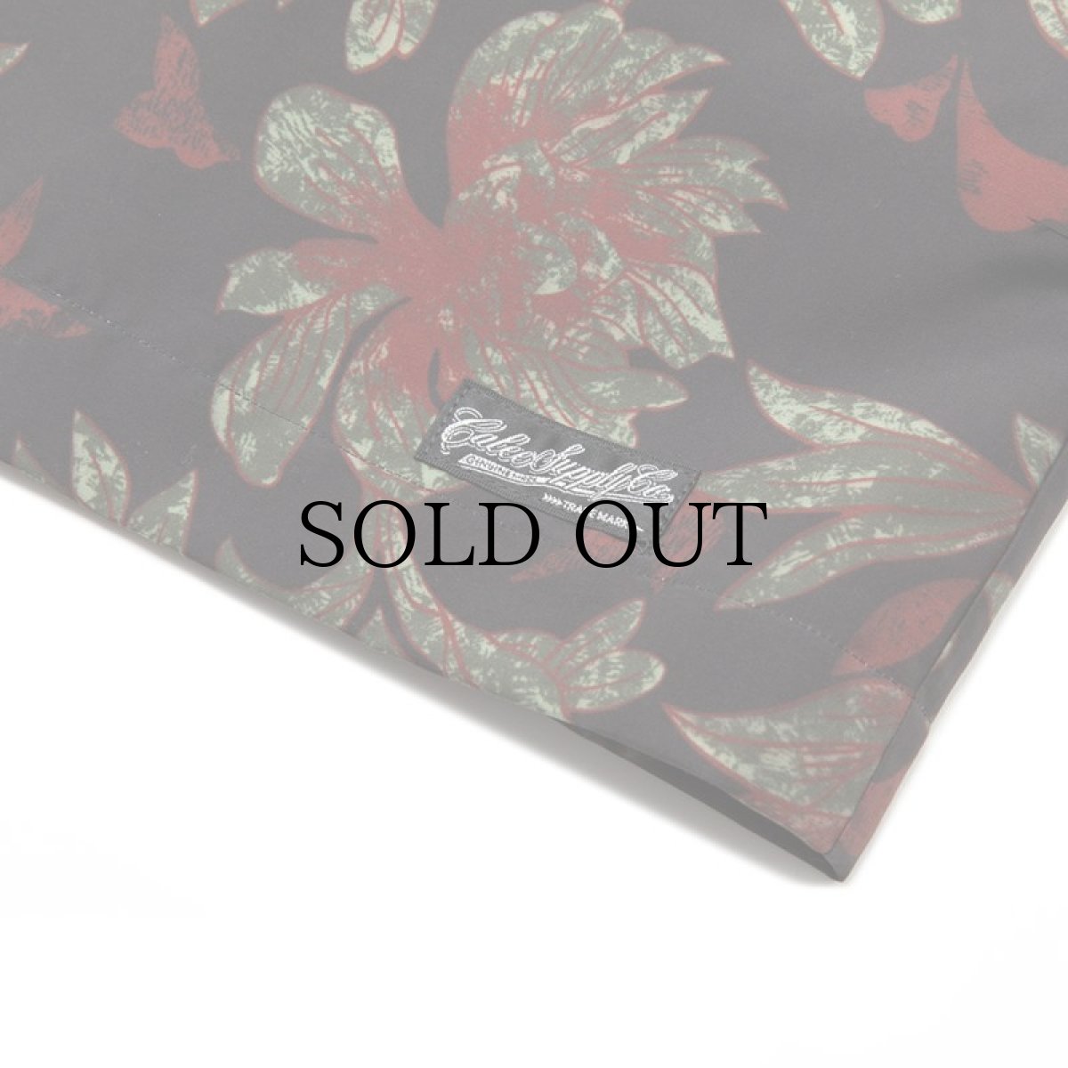 画像4: CALEE(キャリー) / Allover flower pattern drop shoulder S/S shirt -Black- (4)