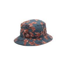 画像2: CALEE(キャリー) / Allover flower pattern bucket hat -Emerald Green- (2)