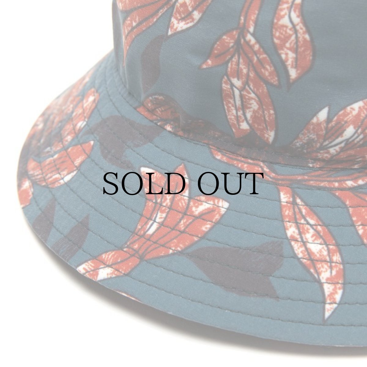 画像5: CALEE(キャリー) / Allover flower pattern bucket hat -Emerald Green- (5)