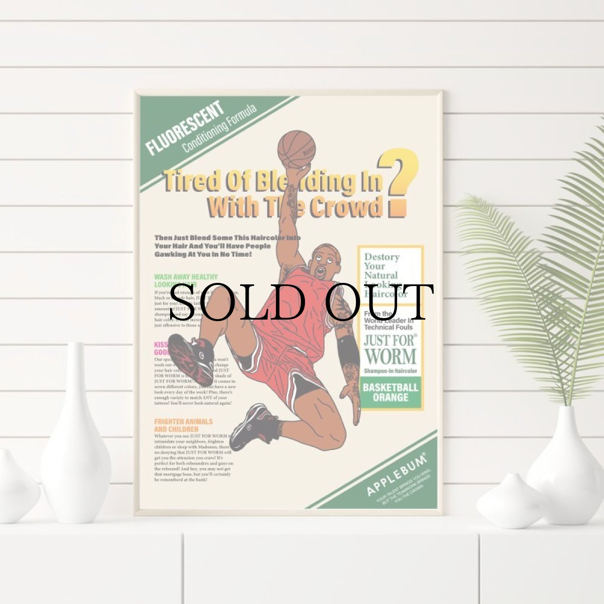 画像3: APPLEBUM(アップルバム) / "JUST FOR WORM" A1 Poster (3)