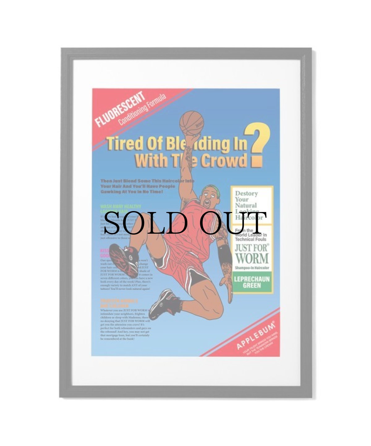 画像2: APPLEBUM(アップルバム) / "JUST FOR WORM" A1 Poster (2)