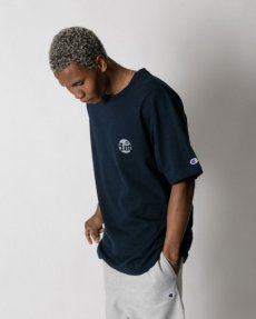 画像7: 【Limited】INTERBREED / 7oz Circle Logo SS Tee -NAVY- (7)