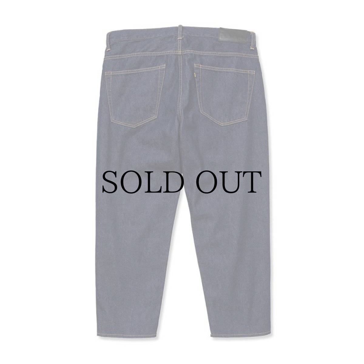 画像2: CALEE(キャリー) / 11oz cropped denim pants (2)