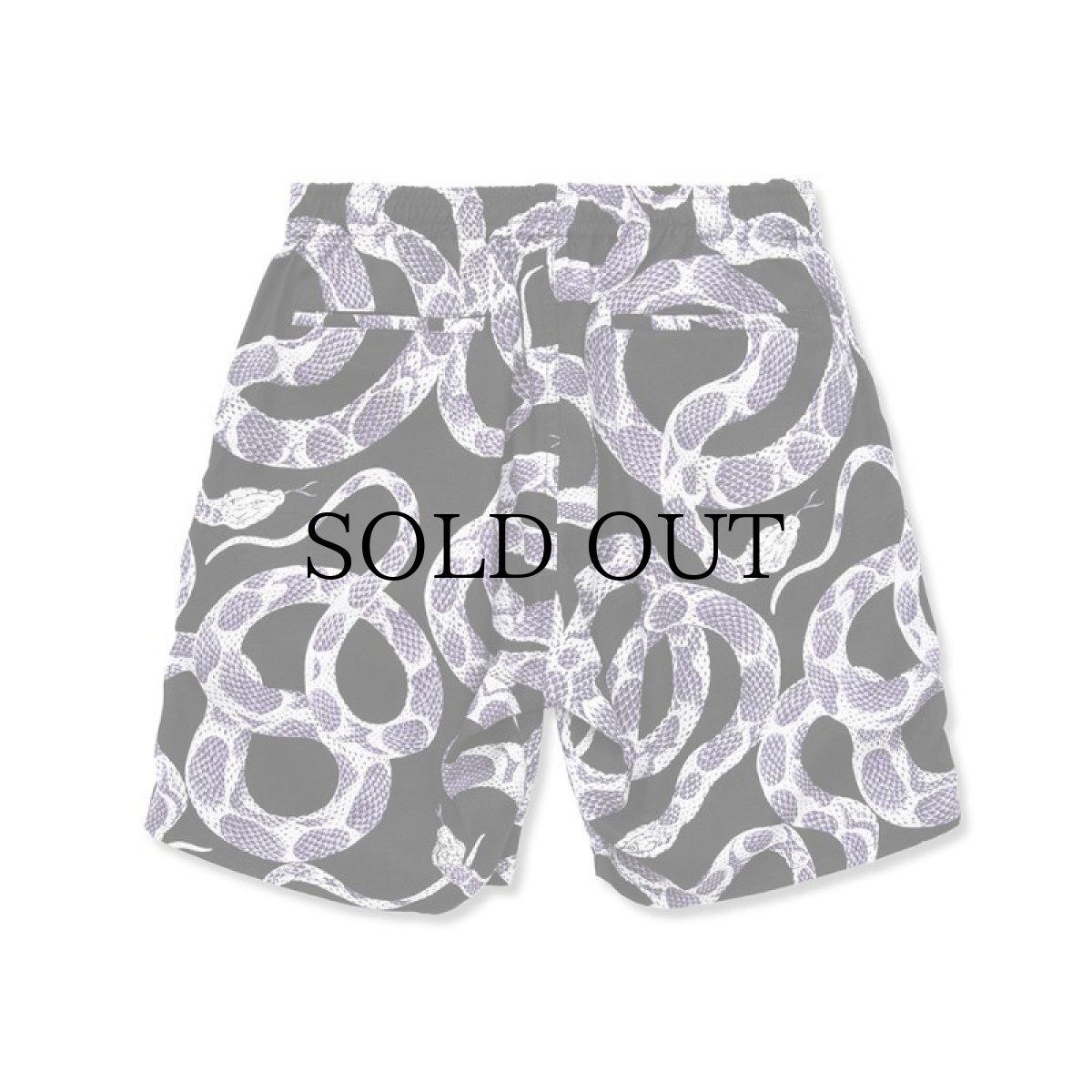 画像2: CALEE(キャリー) / Allover snake pattern easy shorts (2)
