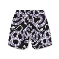 画像2: CALEE(キャリー) / Allover snake pattern easy shorts (2)