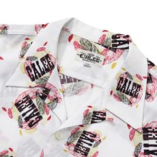 画像3: CALEE(キャリー) / Allover feather pattern amunzen cloth S/S shirt (3)