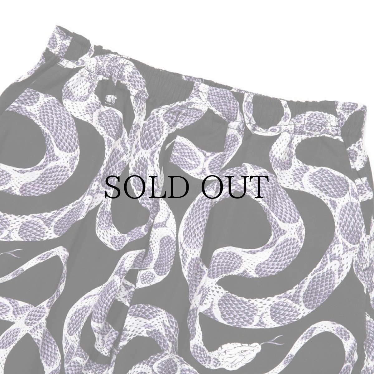 画像3: CALEE(キャリー) / Allover snake pattern easy shorts (3)