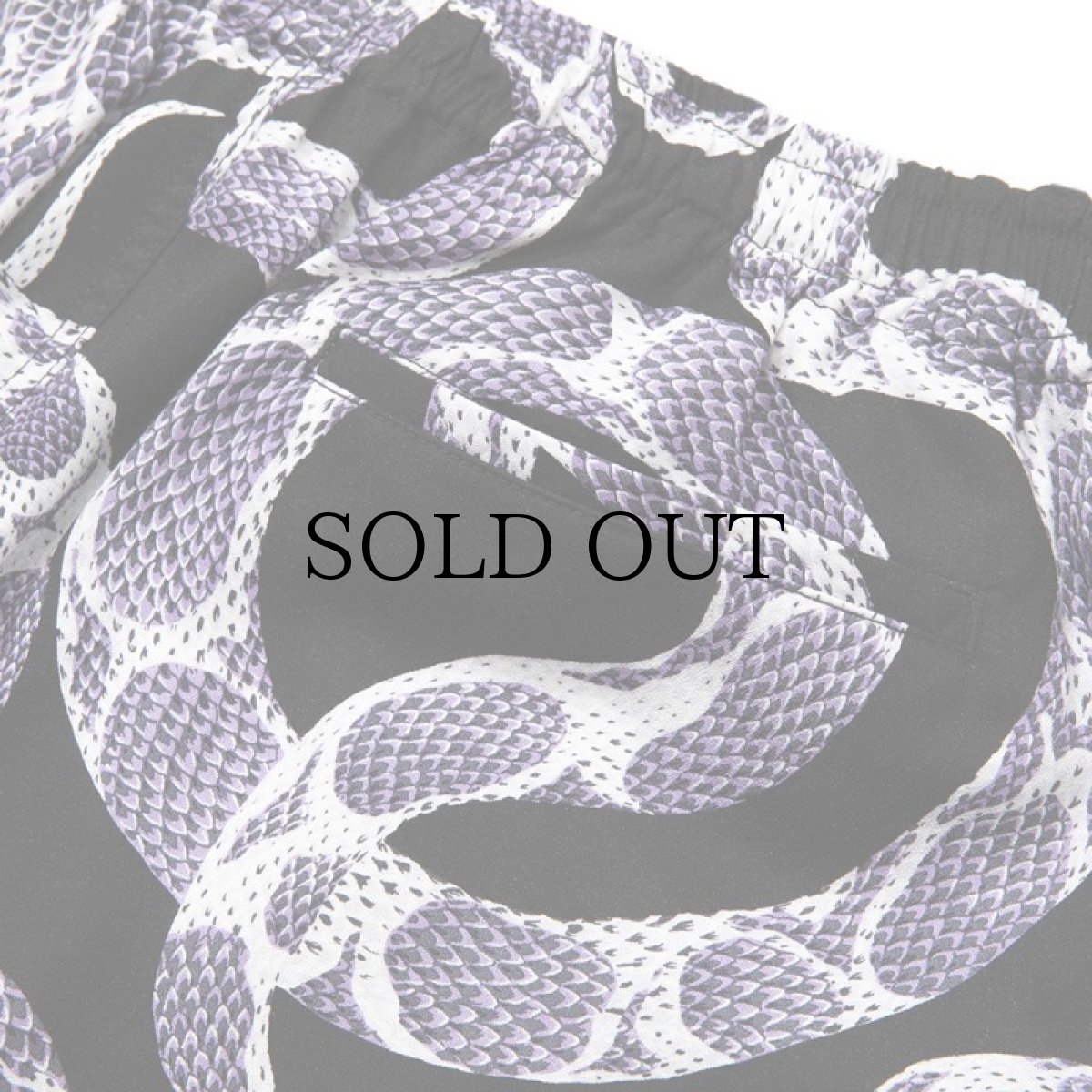 画像6: CALEE(キャリー) / Allover snake pattern easy shorts (6)