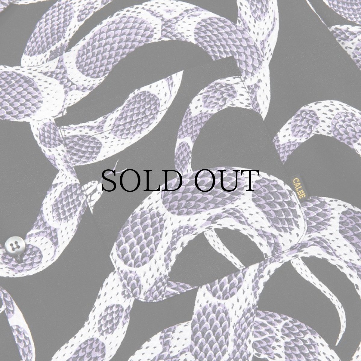 画像3: CALEE(キャリー) / Allover snake pattern S/S shirt (3)