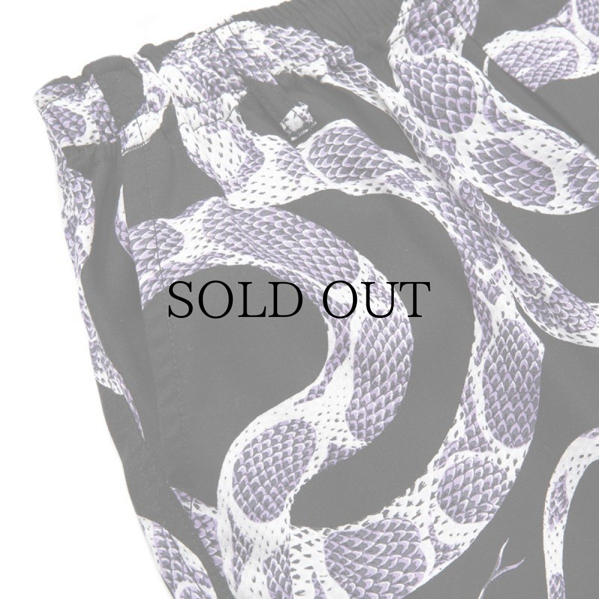 画像5: CALEE(キャリー) / Allover snake pattern easy shorts (5)