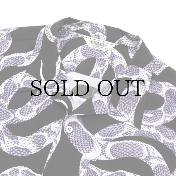 ポ*ズ様 24AW【新品】☆CALEE　キャリー：ヘビ柄　スネーク柄　フリースベ CALEE(キャリー) シャツ Allover snake pattern S/S shirt