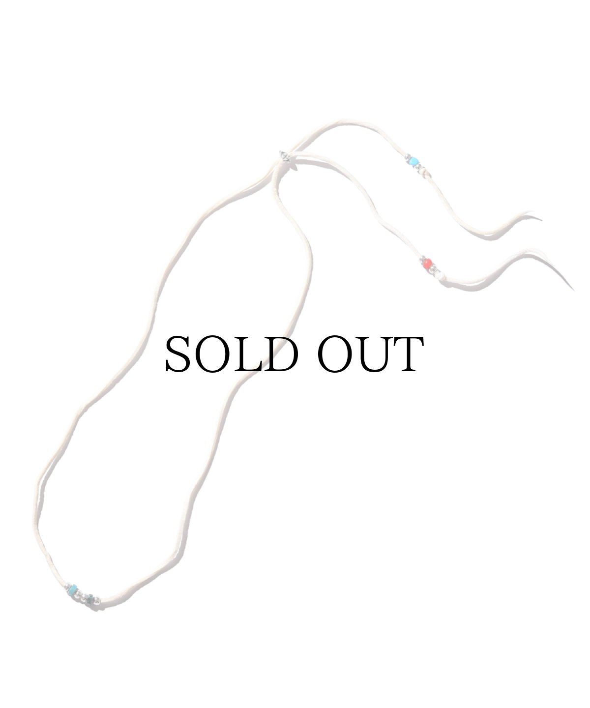 画像2: LARRY SMITH(ラリースミス) / Limited Mix Beads Necklace -WHITE- (2)