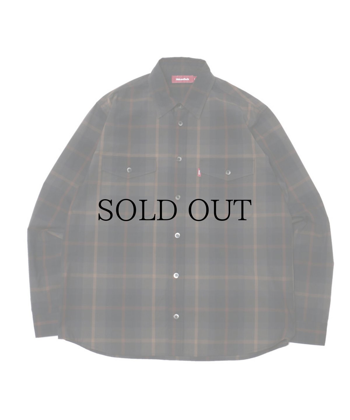 画像2: HIDEANDSEEK / Check L/S Shirt(22ss) (2)