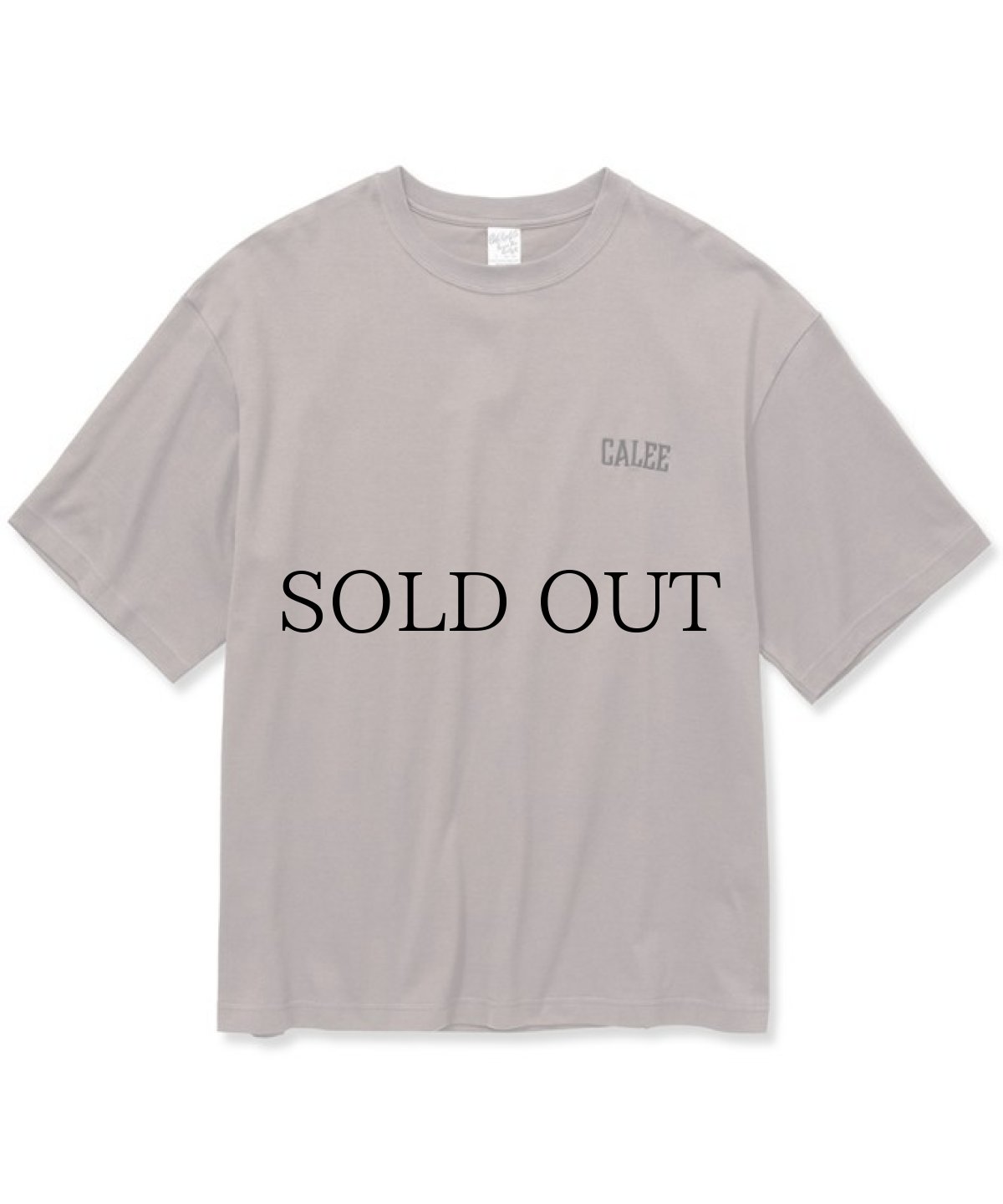 画像5: CALEE(キャリー) / Drop shoulder logo embroidery t-shirt (5)