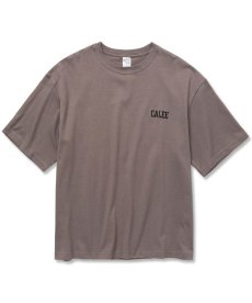 画像5: CALEE(キャリー) / Drop shoulder logo embroidery t-shirt (5)