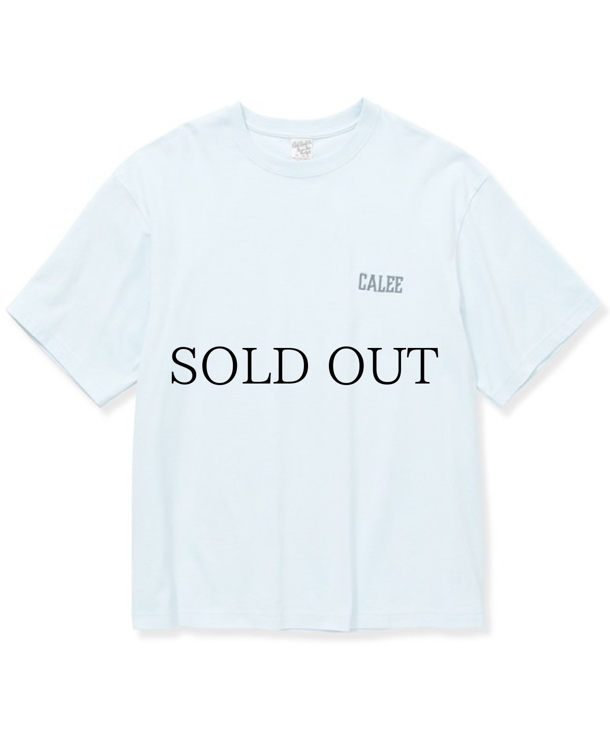 画像3: CALEE(キャリー) / Drop shoulder logo embroidery t-shirt (3)