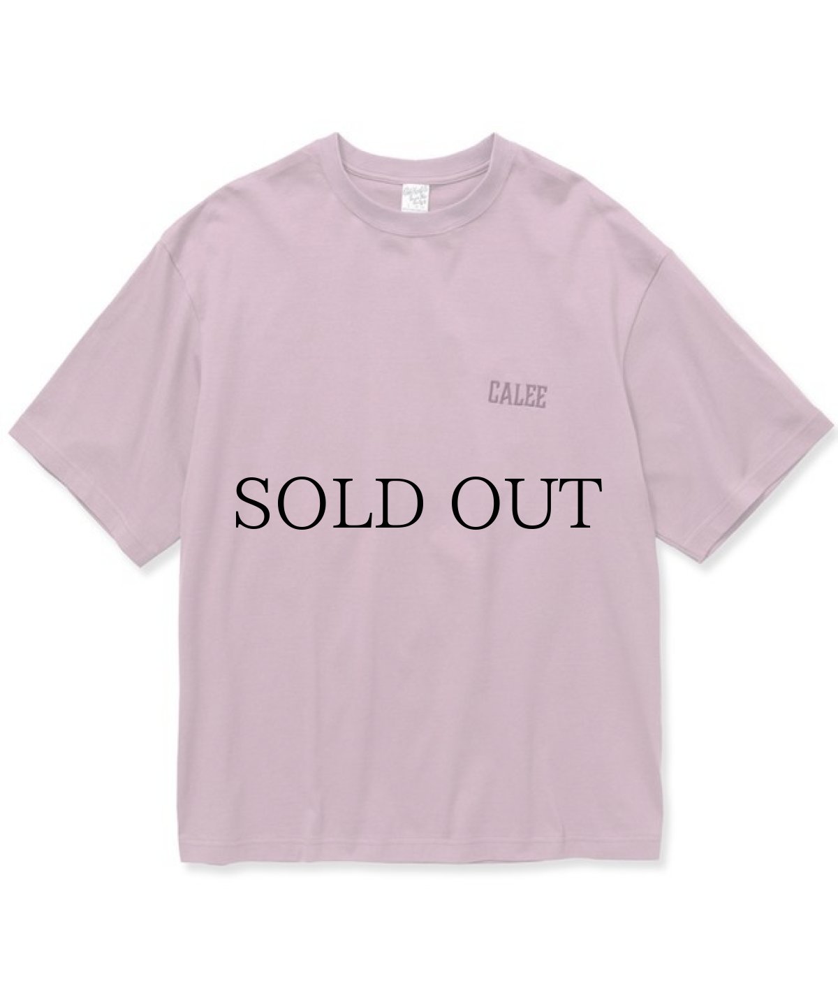 画像4: CALEE(キャリー) / Drop shoulder logo embroidery t-shirt (4)