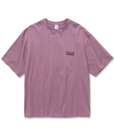 画像4: CALEE(キャリー) / Drop shoulder logo embroidery t-shirt (4)