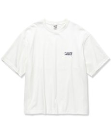 画像1: CALEE(キャリー) / Drop shoulder logo embroidery t-shirt (1)