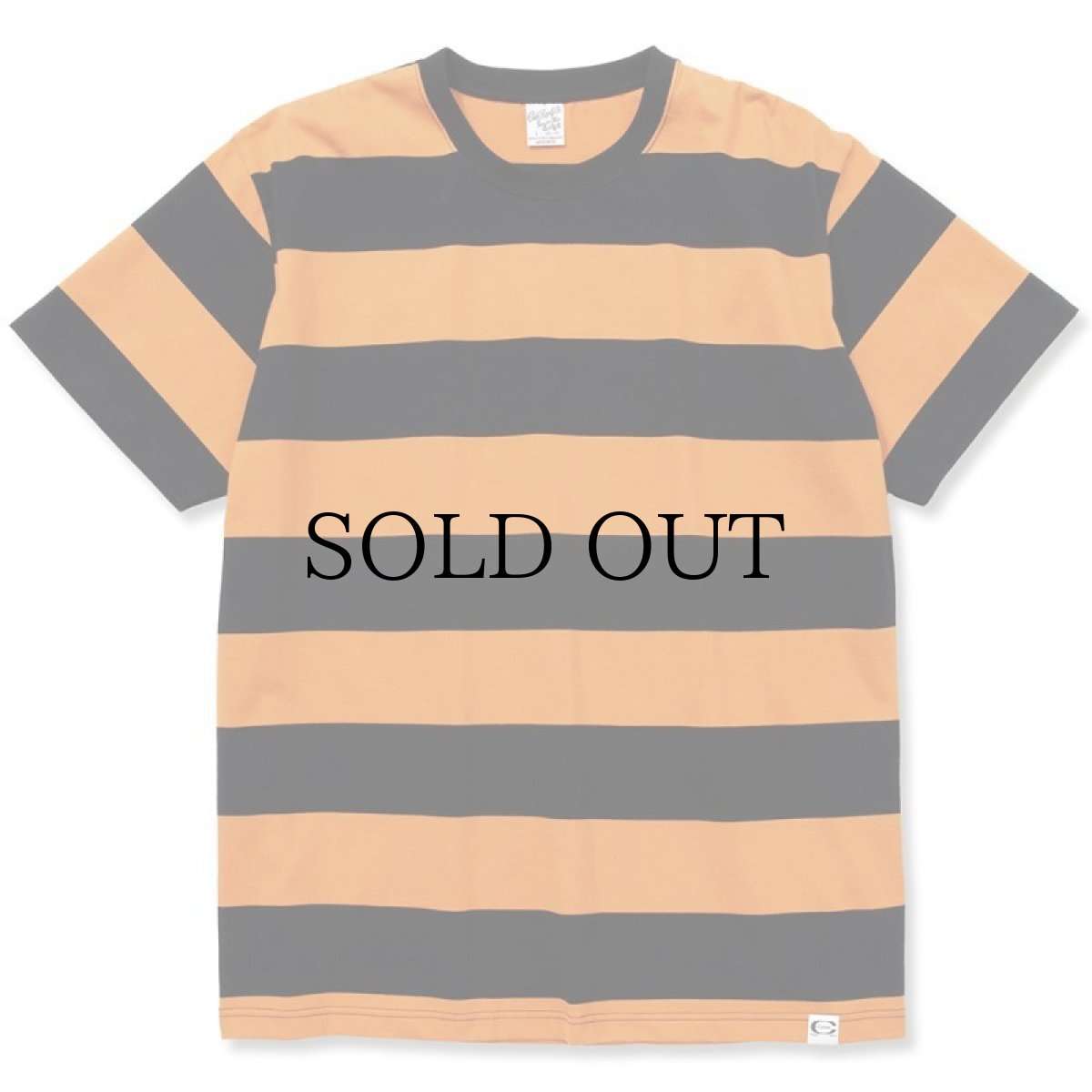 画像2: CALEE(キャリー) / Drop shoulder wide pitch S/S t-shirt (2)