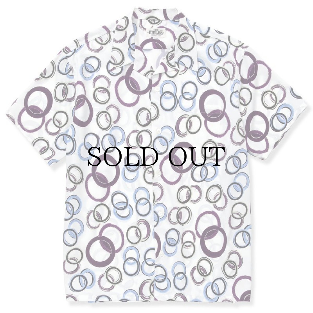 画像2: CALEE(キャリー) / Allover annulus pattern S/S shirt (2)