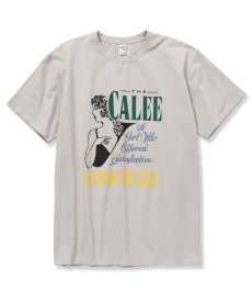 画像3: CALEE(キャリー) / Stretch syndicate retro girl t-shirt ＜Naturally paint design＞ (3)