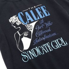 画像6: CALEE(キャリー) / Stretch syndicate retro girl t-shirt ＜Naturally paint design＞ (6)