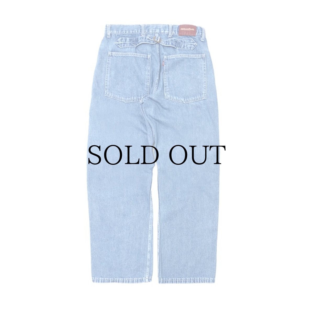 画像2: HIDEANDSEEK / Fatigue Denim Pant(22ss washed) (2)