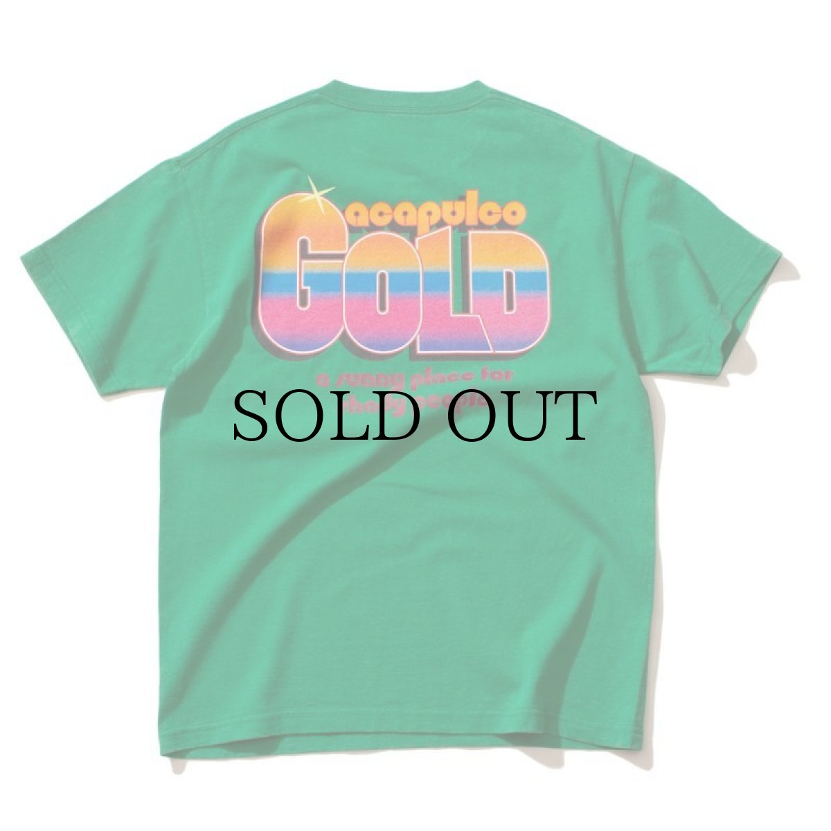 画像3: 【50%OFF】ACAPULCO GOLD / RETRO LOGO TEE (CHEMICAL WASHED) (3)