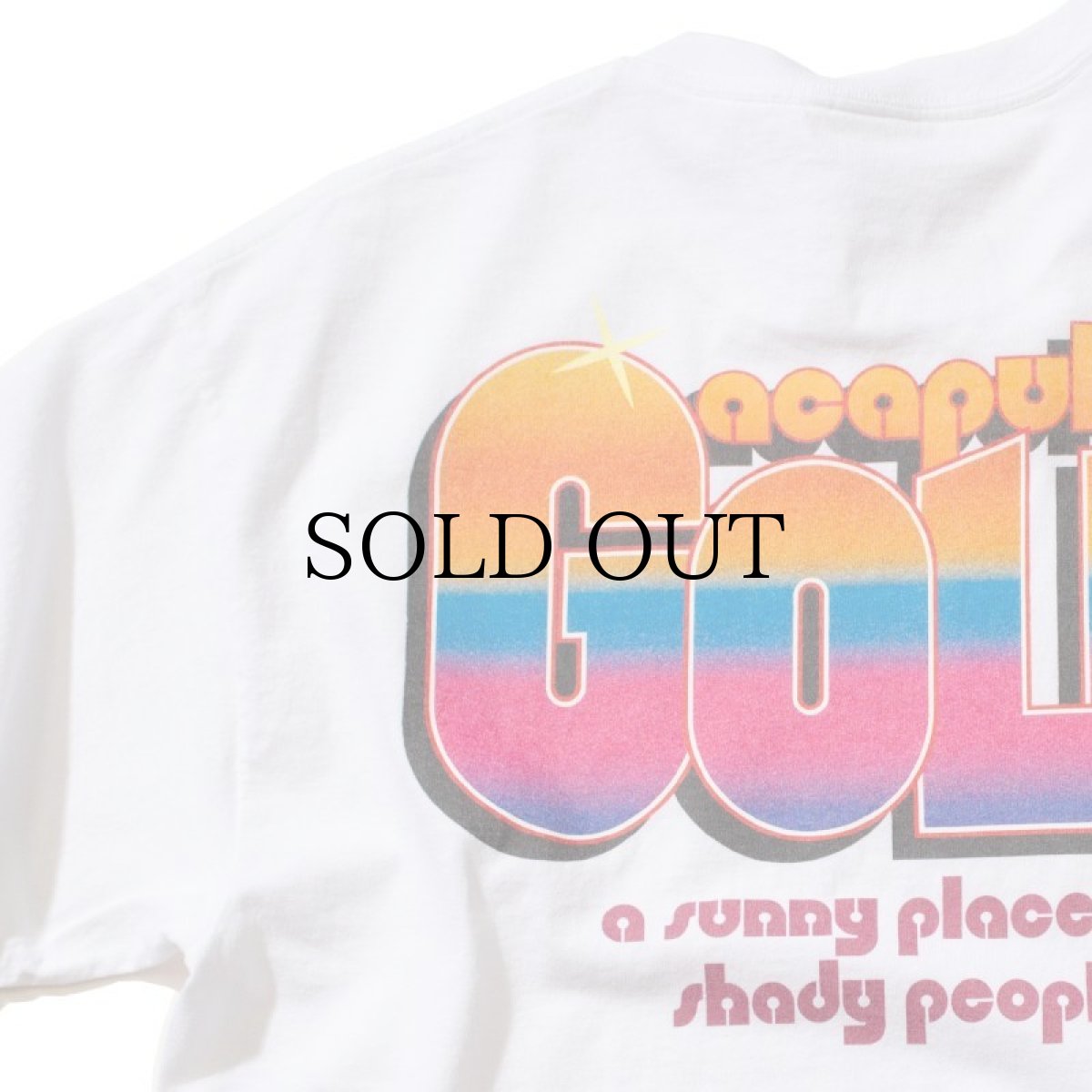 画像10: 【50%OFF】ACAPULCO GOLD / RETRO LOGO TEE (CHEMICAL WASHED) (10)