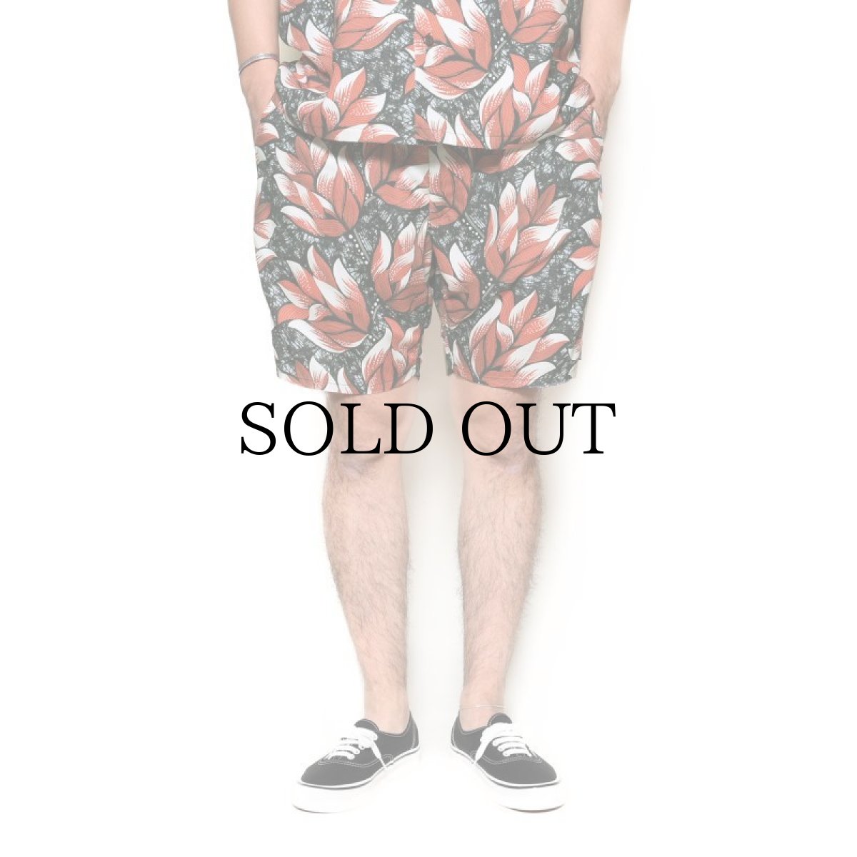 画像13: CALEE(キャリー) / Allover flower pattern amunzen cloth shorts (13)