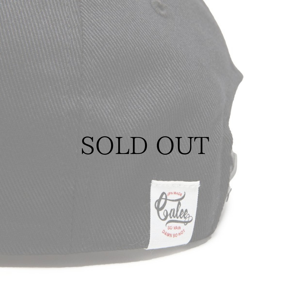 画像3: CALEE(キャリー) / Twill calee logo embroidery cap (3)