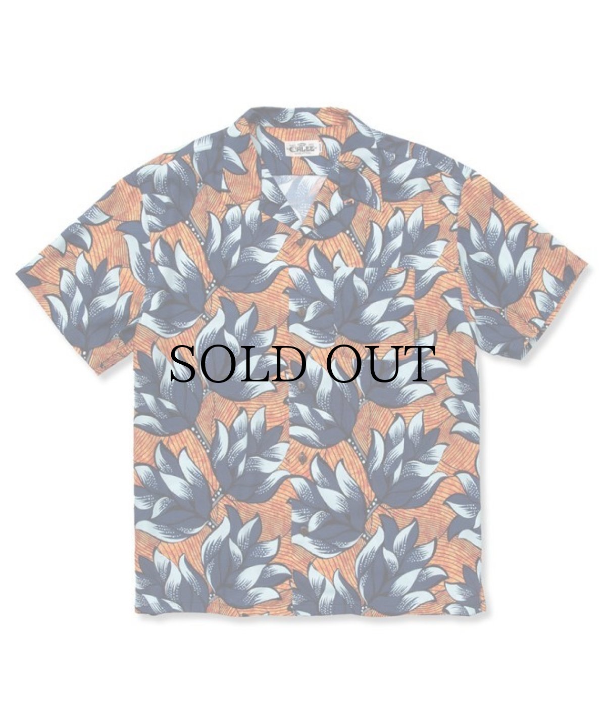 画像2: CALEE(キャリー) / Allover flower pattern amunzen cloth S/S shirt (2)