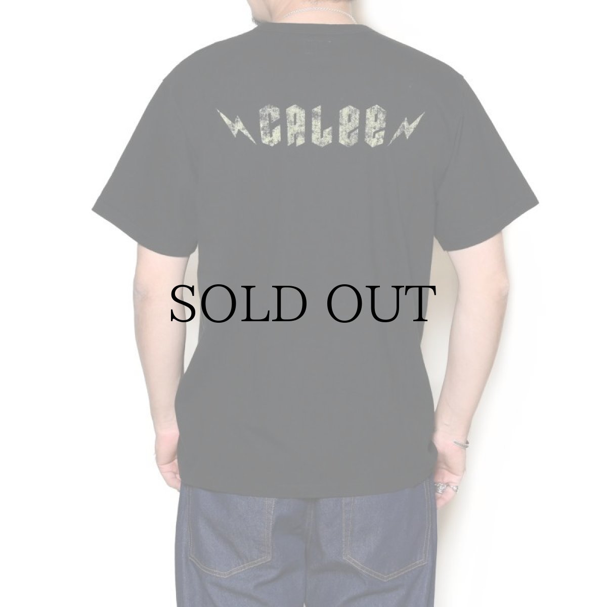 画像12: CALEE(キャリー) / Binder neck unavoidable vintage t-shirt (12)