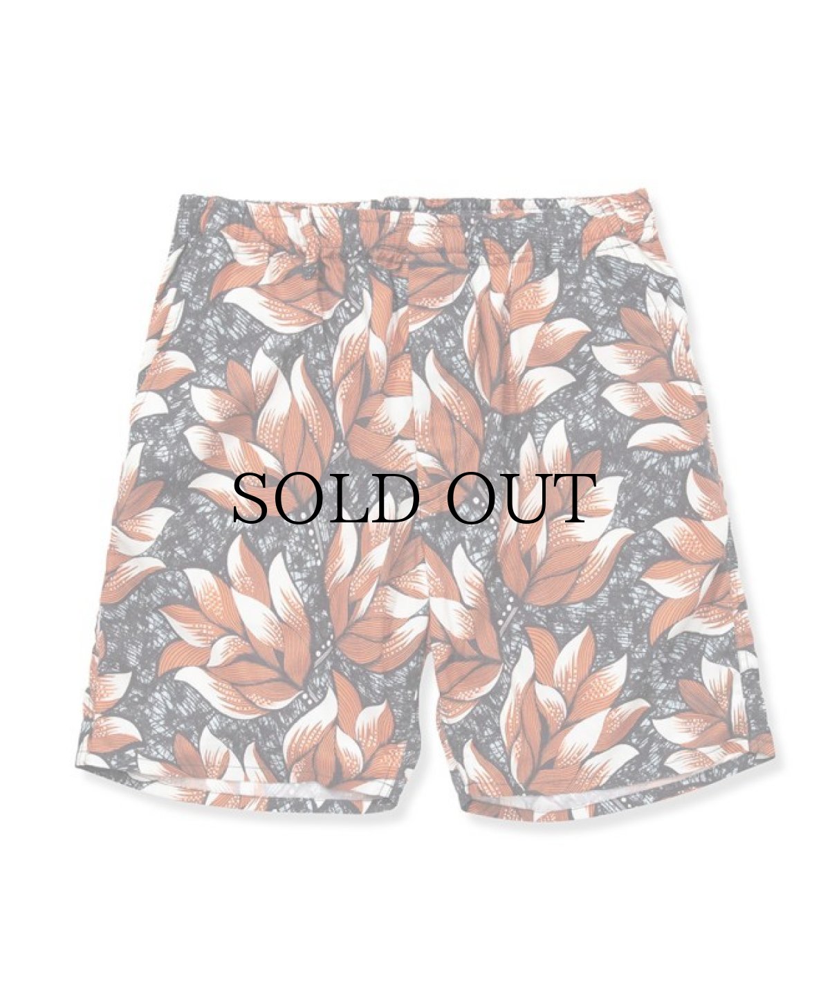 画像1: CALEE(キャリー) / Allover flower pattern amunzen cloth shorts (1)