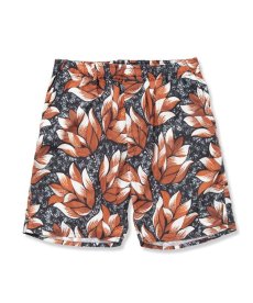 画像1: CALEE(キャリー) / Allover flower pattern amunzen cloth shorts (1)