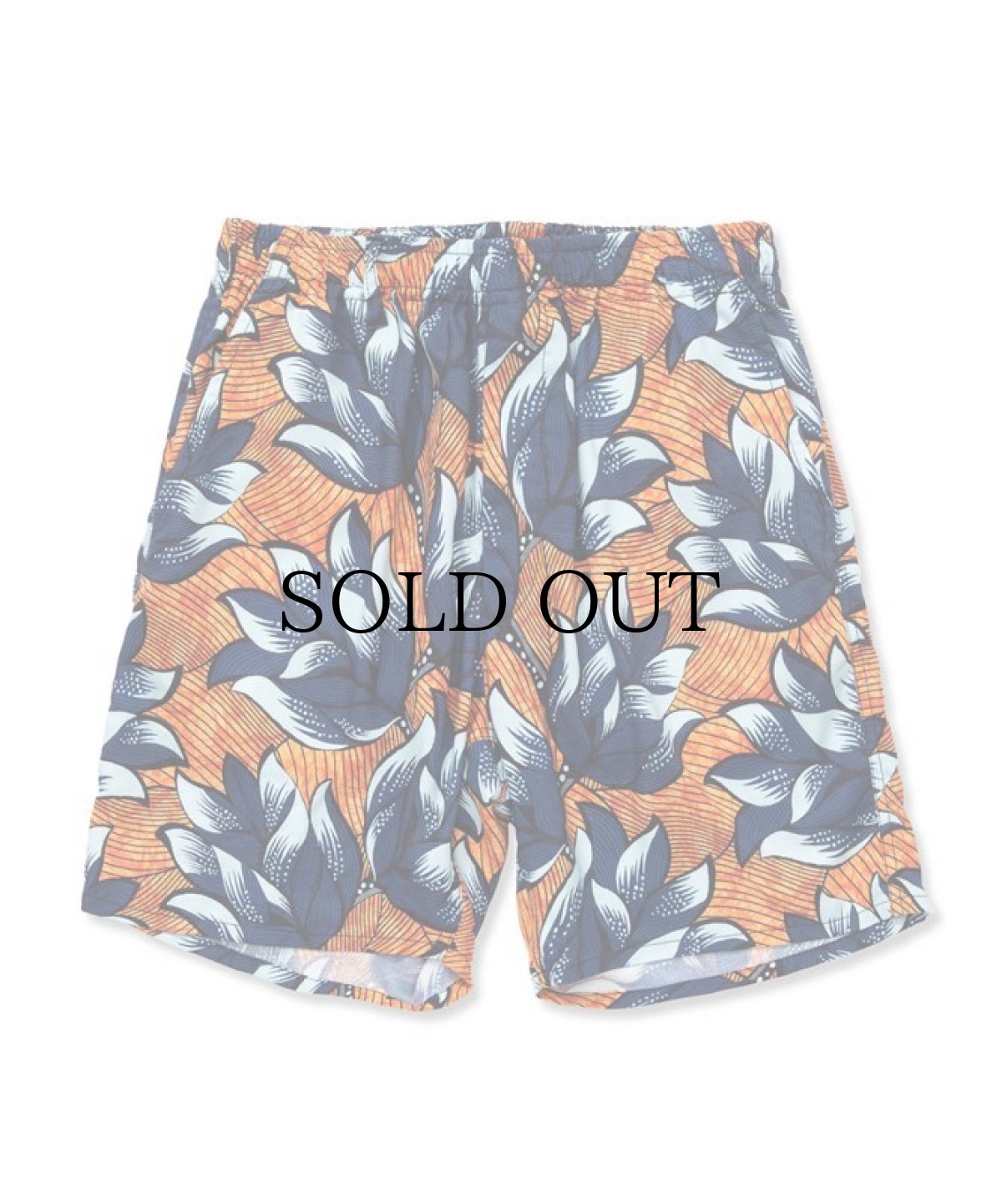 画像2: CALEE(キャリー) / Allover flower pattern amunzen cloth shorts (2)